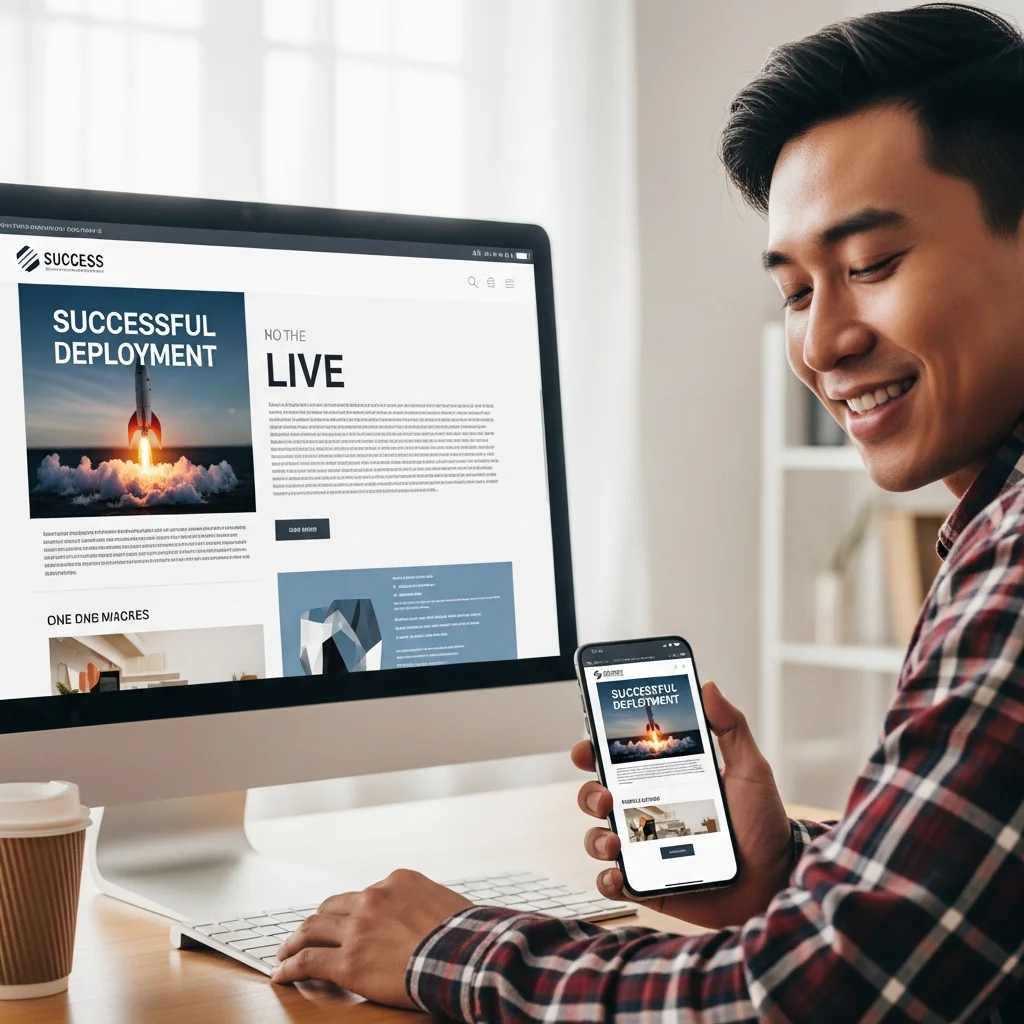 developer-celebrating-website-launch-success