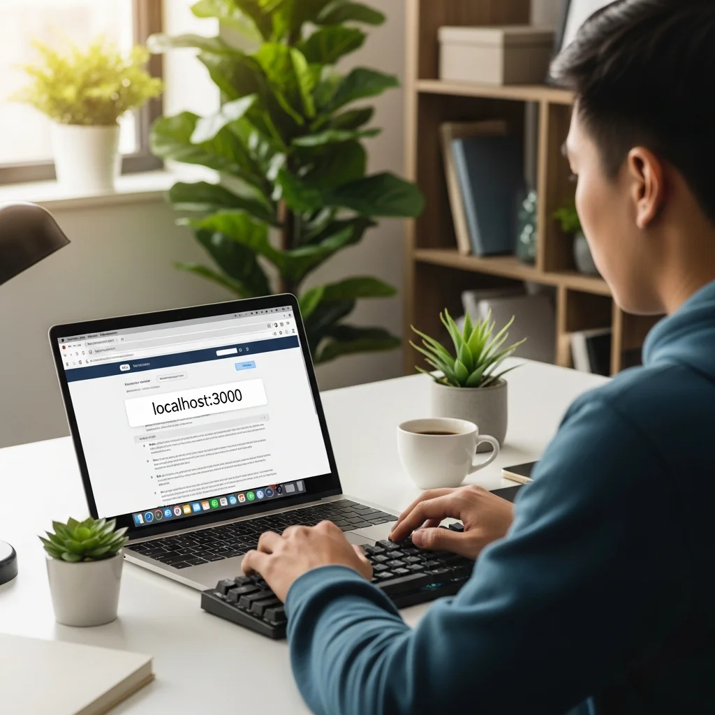 developer-viewing-localhost-browser-macbook