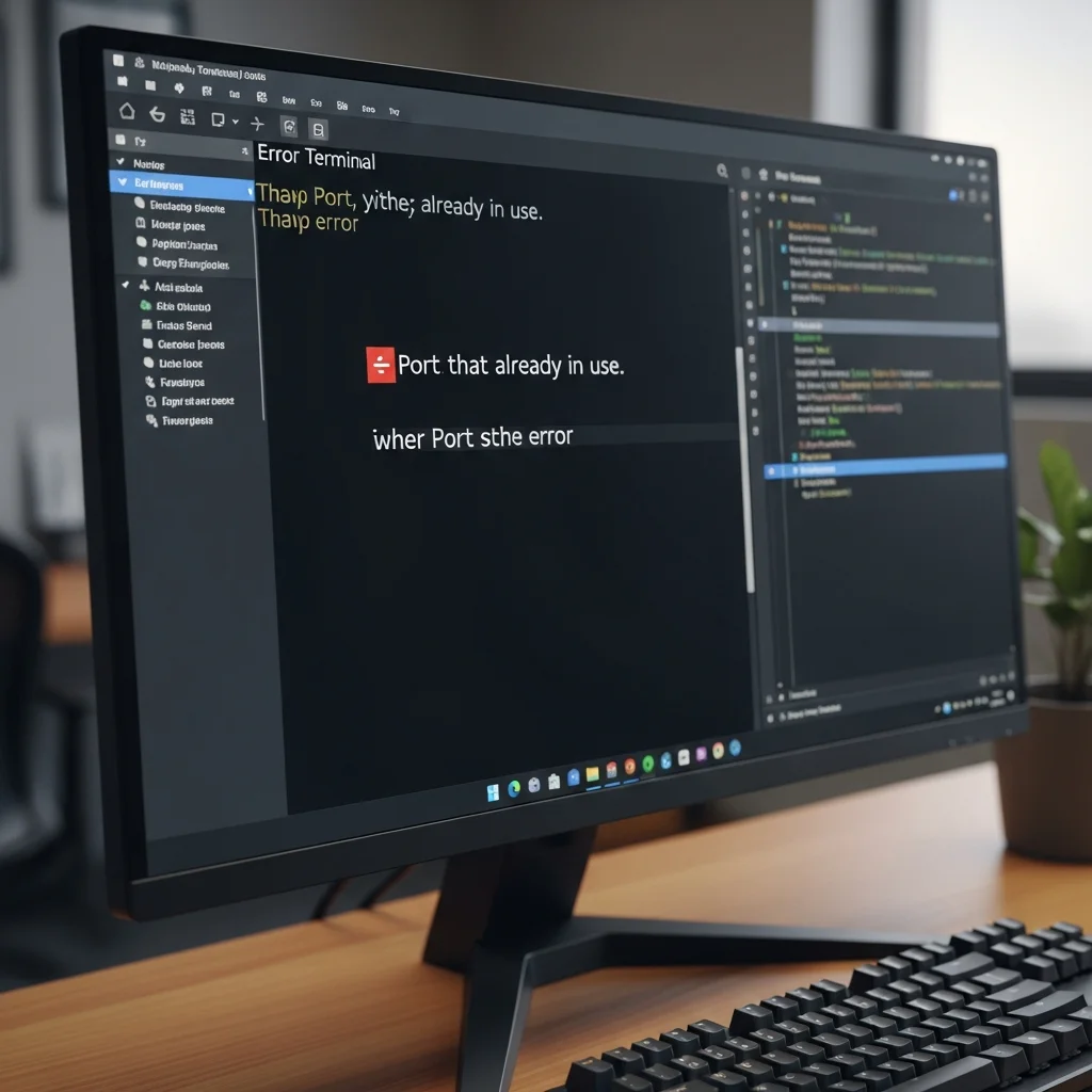 terminal-showing-port-in-use-error