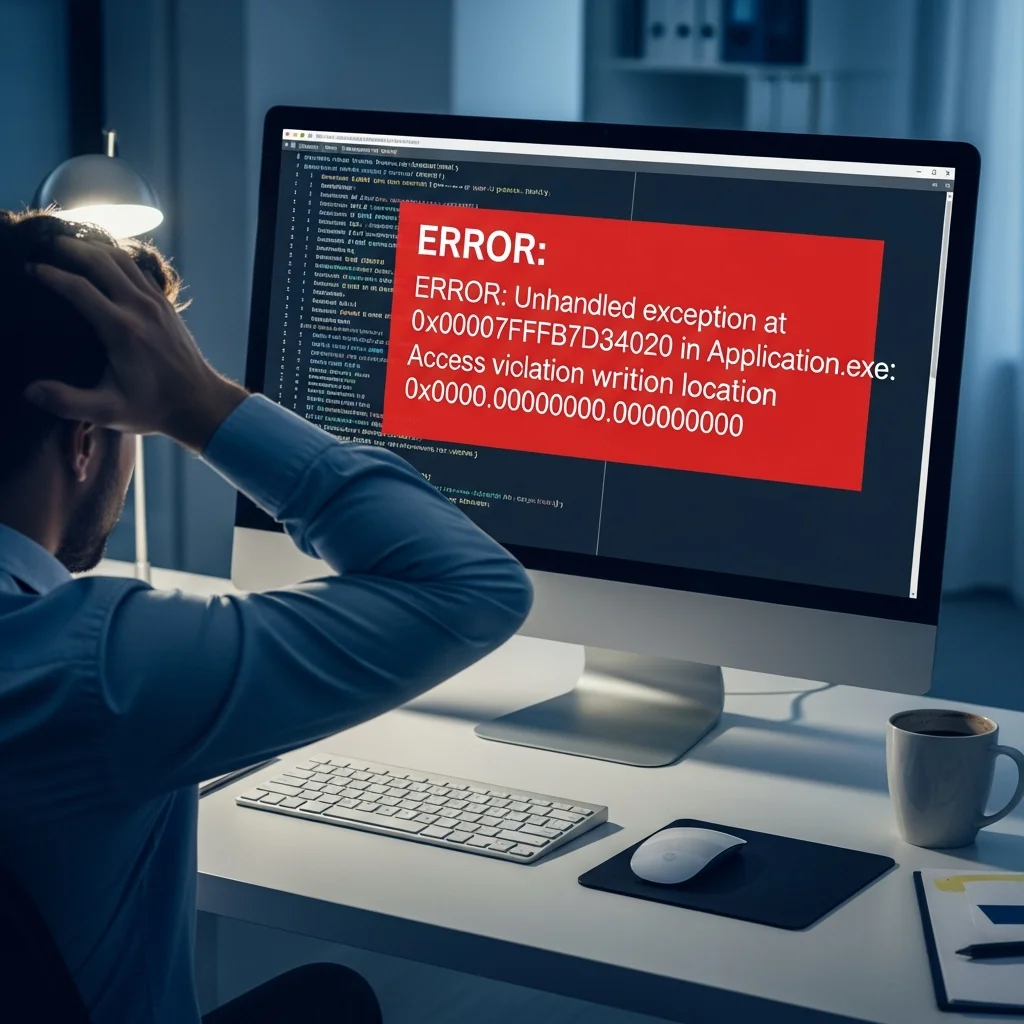 developer-frustrated-error-message-screen