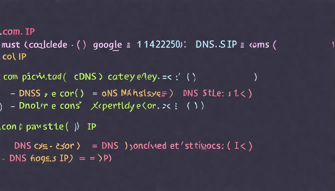 dns-domain-to-ip-translation-concept