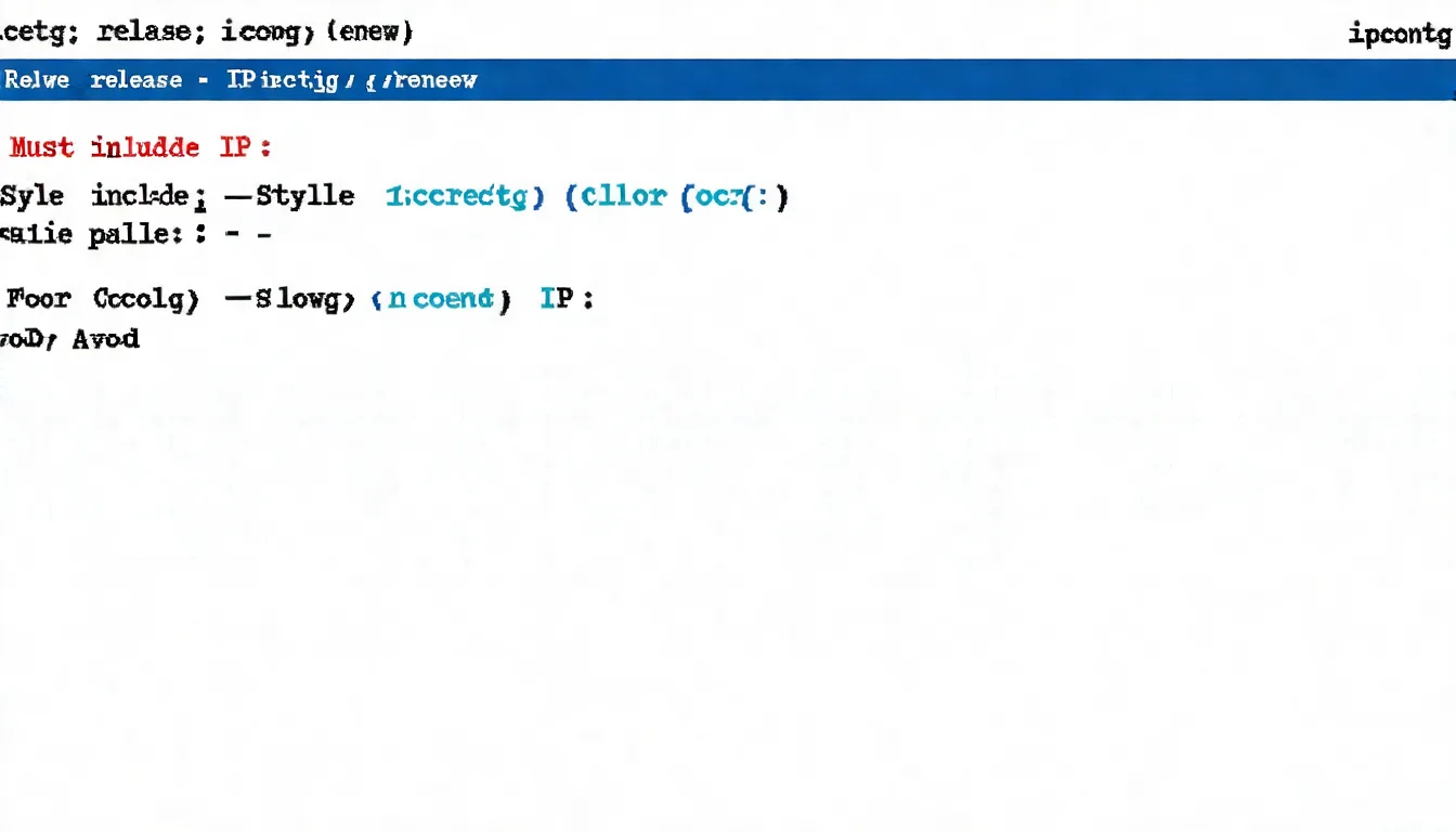 ipconfig-release-renew-command-guide