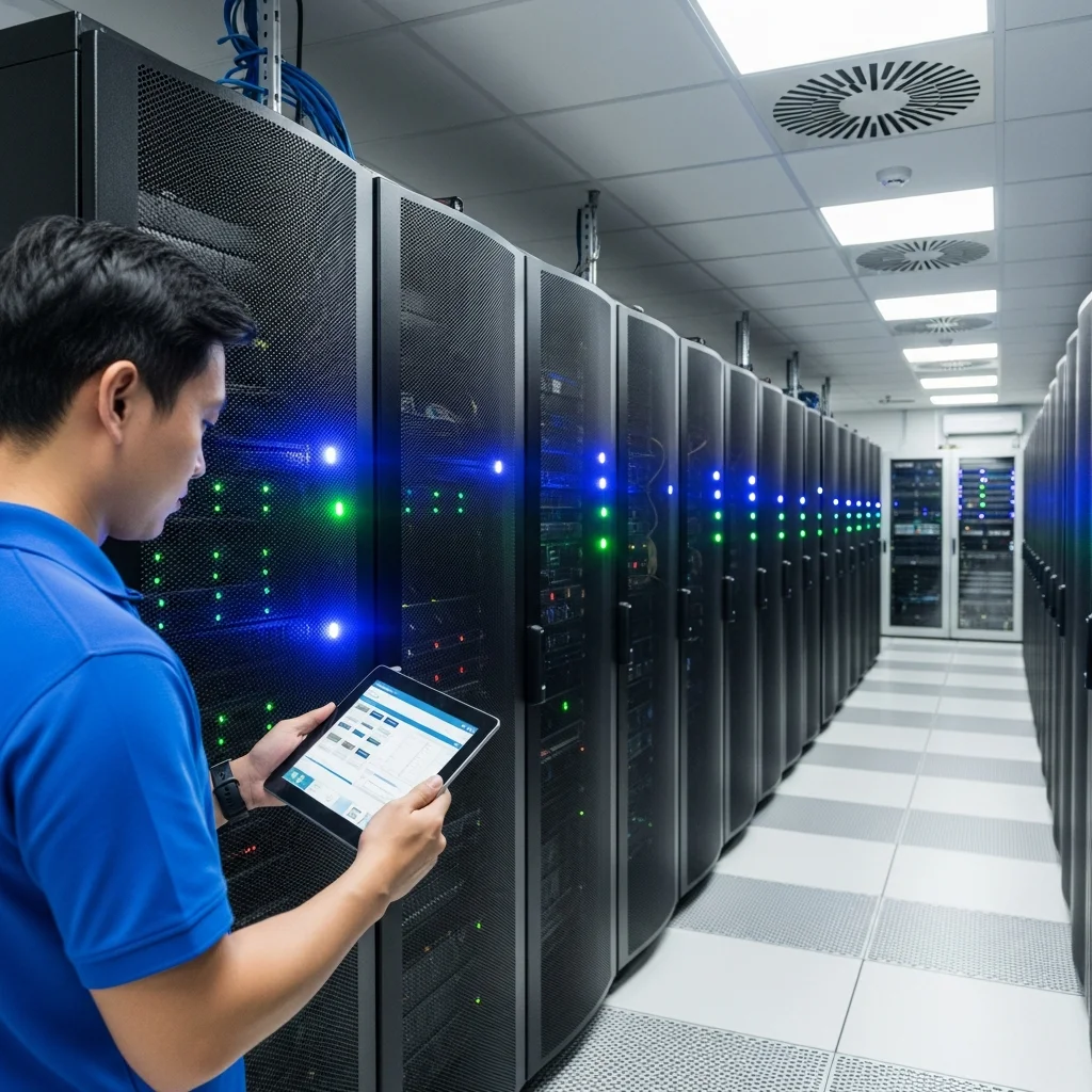 server-room-engineer-checking-rack
