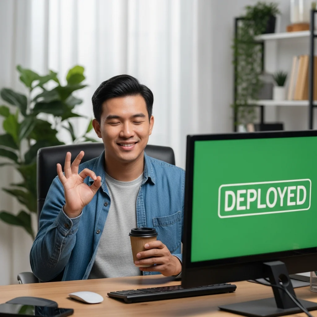 developer-satisfied-deployed-success-coffee-ok